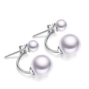 ✨Just In✨Stud-Style Double Pearl Earrings